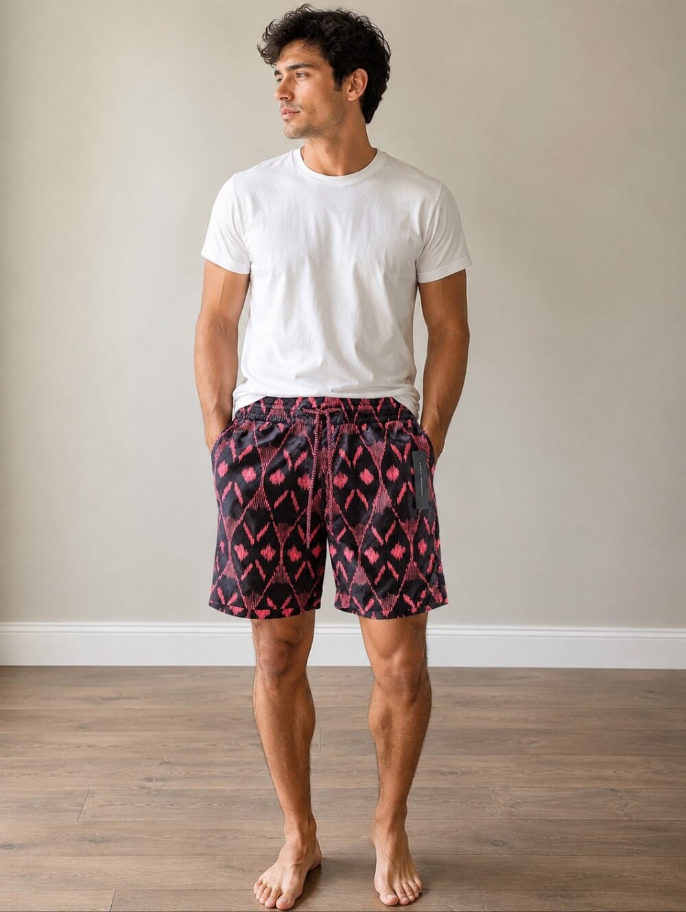 Marc by Marc Jacobs Men's Playa Print Swim Trunks Shorts Large NWT
